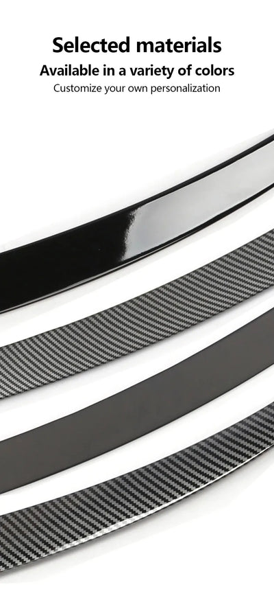 Becquet ABS Look Carbone Tesla Model Y Juniper 2025 Performance - vue de face 3 - Becquet Voiture