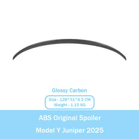 Becquet ABS Look Carbone Tesla Model Y Juniper 2025 Performance - vue de trois-quarts 3 - Becquet Voiture
