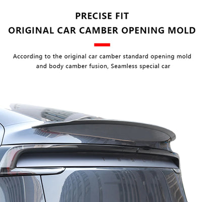 Becquet ABS Look Carbone Tesla Model Y Juniper 2025 Performance - vue de trois-quarts - Becquet Voiture