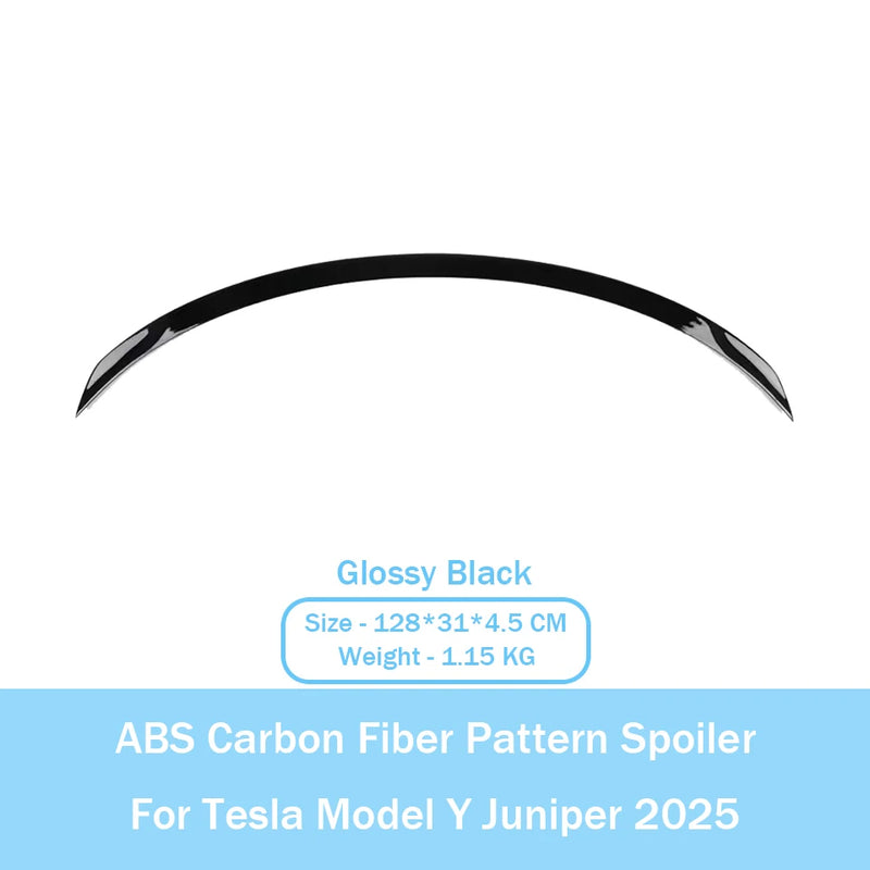 Becquet ABS Look Carbone Tesla Model Y Juniper 2025 Performance - vue rapprochée 3 - Becquet Voiture