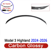 Becquet ABS Tesla Model 3 Highland 2024-2026 Original - vue de dessus 3 - Becquet Voiture