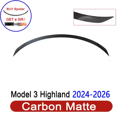 Becquet ABS Tesla Model 3 Highland 2024-2026 Original - vue rapprochée 3 - Becquet Voiture