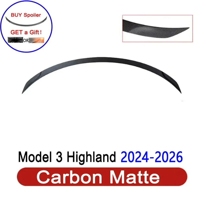 Becquet ABS Tesla Model 3 Highland 2024-2026 Original - vue rapprochée 3 - Becquet Voiture