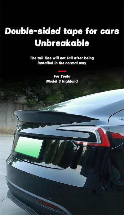 Becquet ABS Tesla Model 3 Highland 2026 Ludicrous - en situation 2 - Becquet Voiture