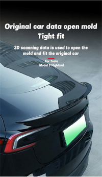 Becquet ABS Tesla Model 3 Highland 2026 Ludicrous - packshot studio 2 - Becquet Voiture