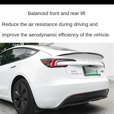 Becquet ABS Tesla Model 3 Highland 2026 Ludicrous - vue de profil - Becquet Voiture