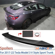Becquet ABS Tesla Model 3 V Style Sport 2017-2022