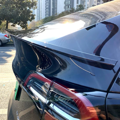 Becquet ABS Tesla Model Y et Model 3 Max Style 2020-2023 - installé sur véhicule - Becquet Voiture