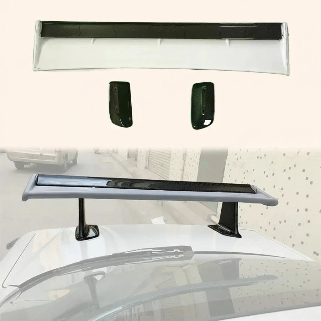Becquet Aileron Carbone Nissan Skyline R34 GTR - vue de face - Becquet Voiture