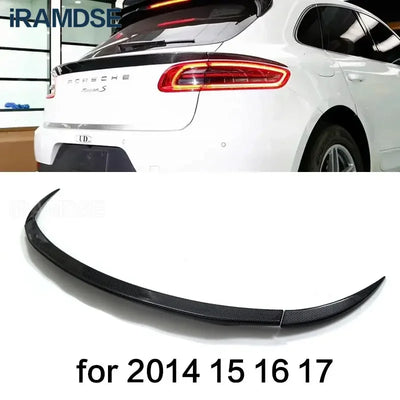 Becquet Aileron Carbone Porsche Macan 2014-2023 - vue arrière 3 - Becquet Voiture