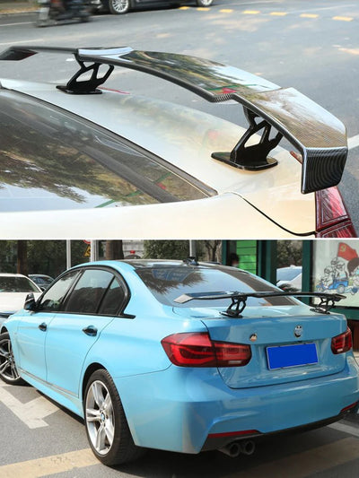 Becquet Aileron GT Universel Sport Berline Look Carbone - vue de profil - Becquet Voiture