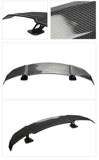 Becquet Aileron GT Universel Sport Berline Look Carbone - vue de trois-quarts 2 - Becquet Voiture