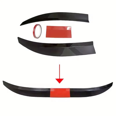 Becquet Aileron Réglable Porsche Cayenne 2010-2026 ABS - vue de dessus - Becquet Voiture