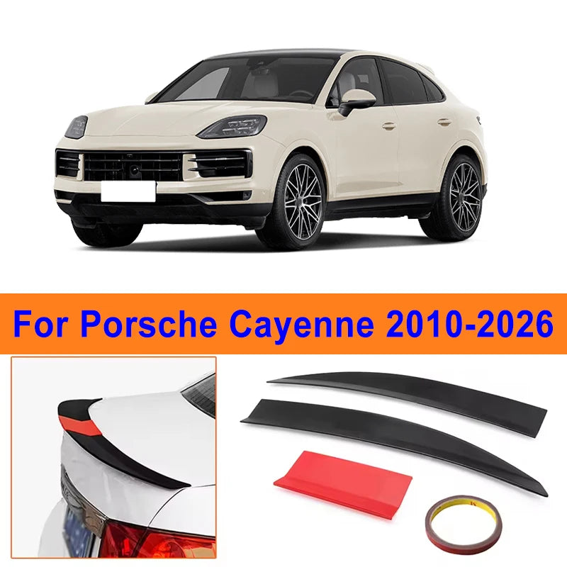 Becquet Aileron Réglable Porsche Cayenne 2010-2026 ABS - vue de face - Becquet Voiture