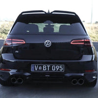 Oettinger Style Spoiler Lip for VW Golf 7 GTI R - three-quarter view - Becquet Voiture