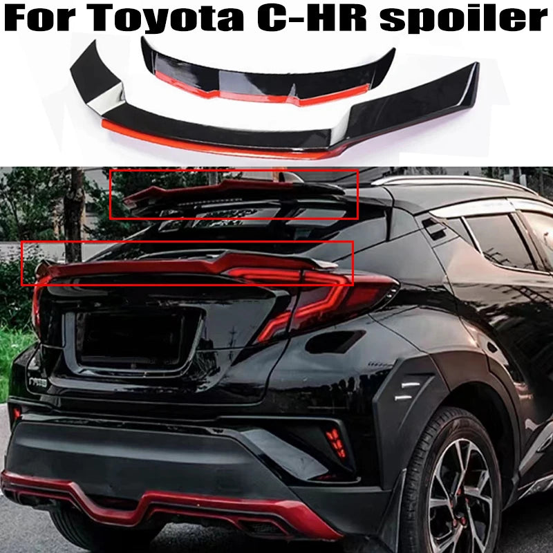 Becquet Aileron Toit Toyota C-HR CHR 2015-2022 - vue de face - Becquet Voiture