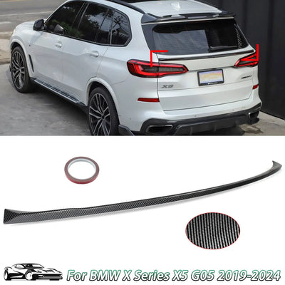 Becquet Arrière Carbone BMW X5 G05 F95 2019-2022 - vue de face - Becquet Voiture