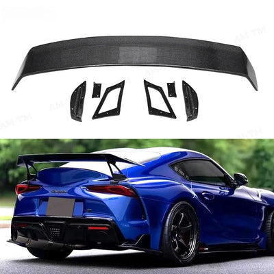 Becquet Arrière Carbone Toyota Supra GR A90 A91 MK5 - vue de face - Becquet Voiture