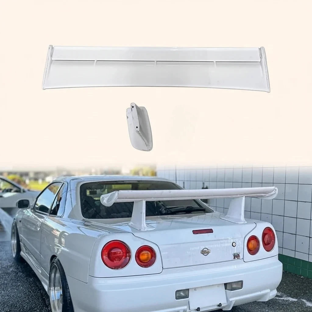 Becquet Arrière FRP Nissan Skyline R34 GTR GTT - vue de face - Becquet Voiture