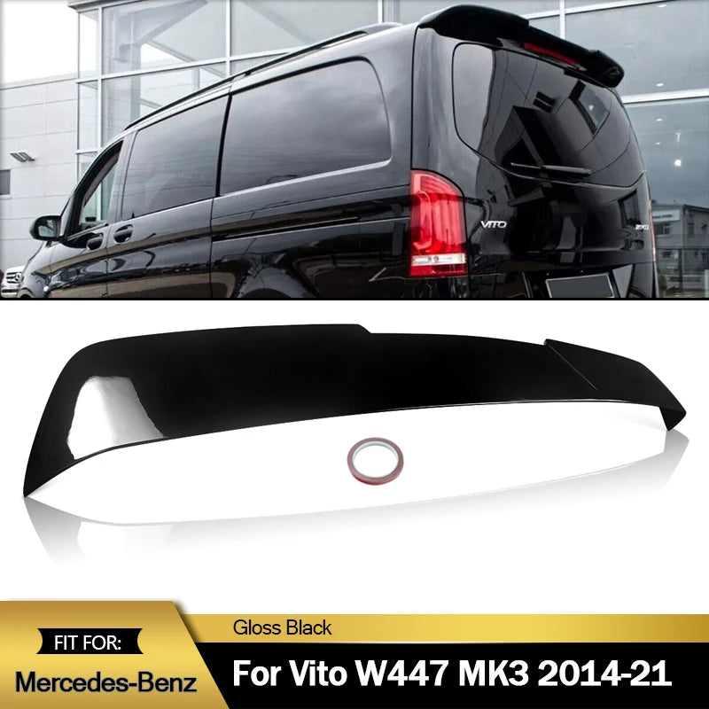 Becquet Arrière Mercedes Vito W447 2014-2021 - vue de face - Becquet Voiture