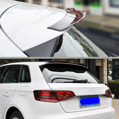 Becquet Audi A3 Hatchback 2013-2018 Toit Look Carbone - en situation - Becquet Voiture