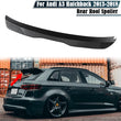 Becquet Audi A3 Hatchback 2013-2018 Toit Look Carbone