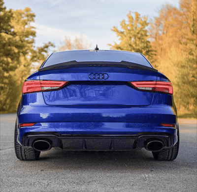 Becquet Audi A3 S3 RS3 8V berline - vue arrière - Becquet Voiture