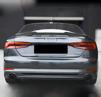 Becquet Audi A5 B9 noir brillant - vue arrière - Becquet Voiture
