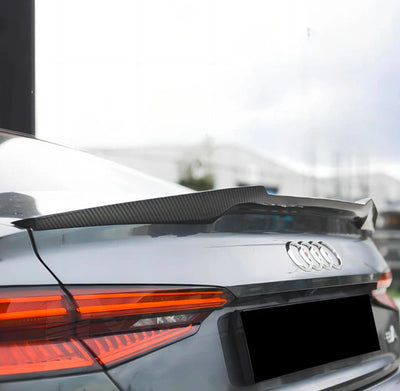 Becquet Audi A5 B9 noir brillant - vue de profil - Becquet Voiture