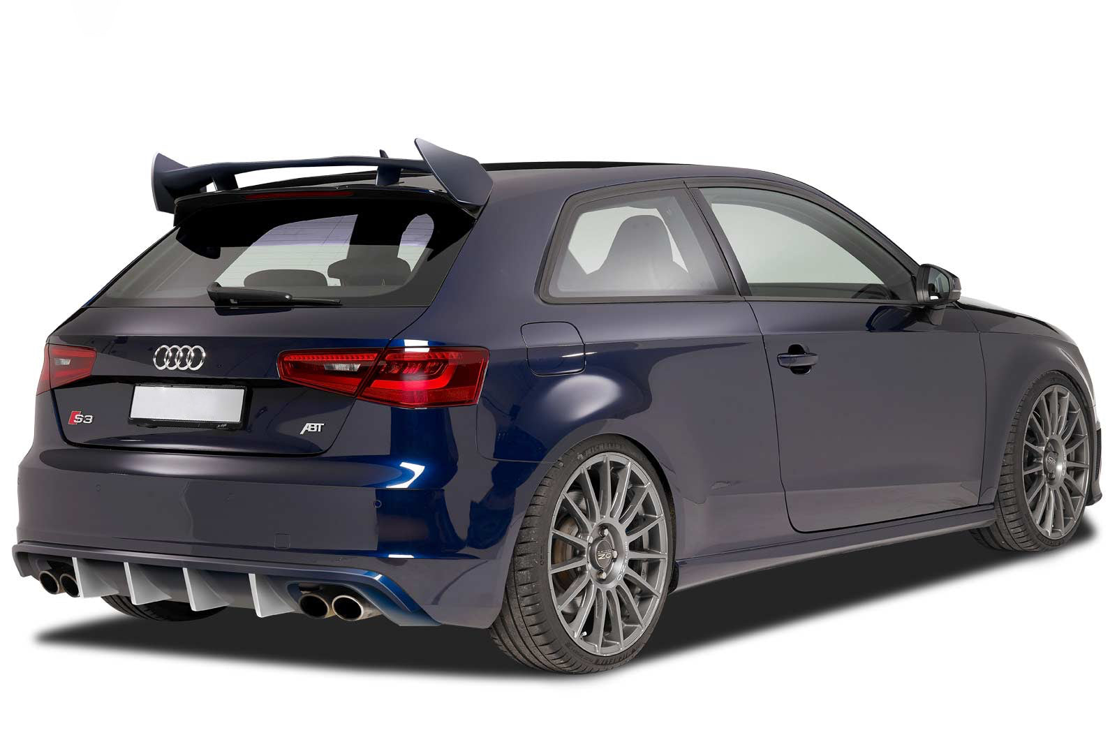 Becquet Audi S3, RS3 8V 3 Portes 2012 à 2020 - vue de face - Becquet Voiture