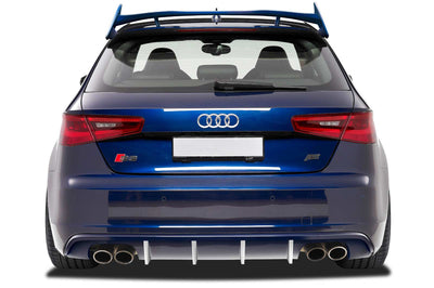 Becquet Audi S3, RS3 8V Sportback (2012 à 2020) - vue de face - Becquet Voiture