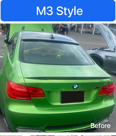 Becquet BMW E92 Coupé E93 Cabrio M3 M4 PSM Style - vue de dessus 2 - Becquet Voiture