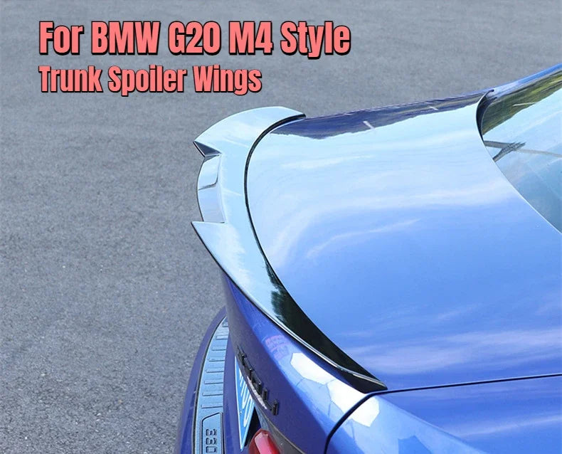Becquet BMW G20 M4 Style 320i 330i M340i 2019-2023 - détail du montage - Becquet Voiture