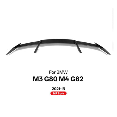 Becquet BMW M3 G80 M4 G82 Carbone MP Style - détail du montage - Becquet Voiture