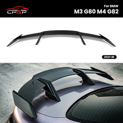 Becquet BMW M3 G80 M4 G82 Carbone MP Style - vue de face - Becquet Voiture