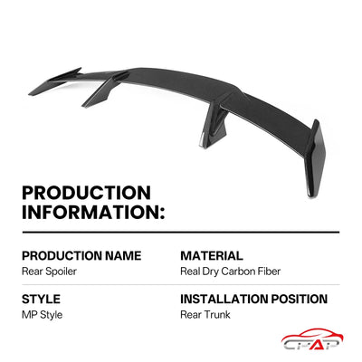 Becquet BMW M3 G80 M4 G82 Carbone MP Style - vue de profil - Becquet Voiture