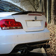 Becquet BMW Série 1 E82 noir brillant