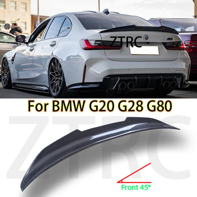 Becquet BMW Série 3 G20 G28 G80 M3 PSM Carbone - vue de face 2 - Becquet Voiture