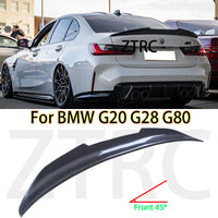 Becquet BMW Série 3 G20 G28 G80 M3 PSM Carbone - vue de face - Becquet Voiture