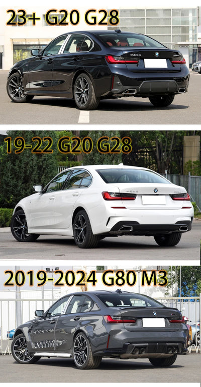 Becquet BMW Série 3 G20 G28 G80 M3 PSM Carbone - vue rapprochée - Becquet Voiture