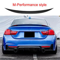Becquet BMW Série 4 F32 F33 F36 M Performance - vue de face - Becquet Voiture