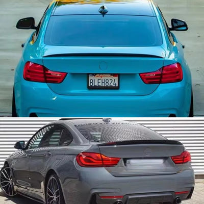 Becquet BMW Série 4 F32 F33 F36 M Performance - vue de profil - Becquet Voiture