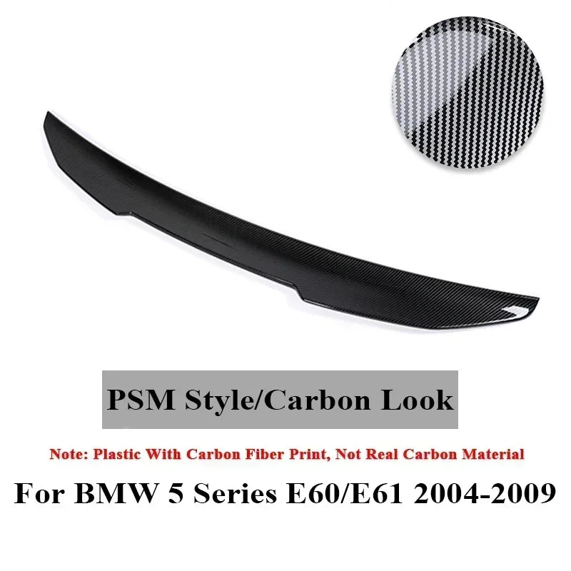 Becquet BMW Série 5 E60 M4 MP PSM Style - vue de dessus 3 - Becquet Voiture