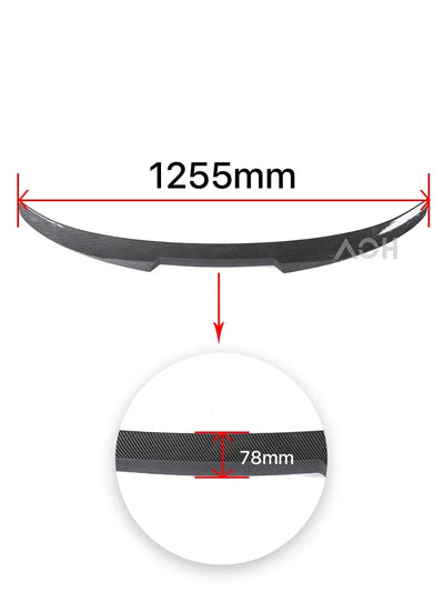 Becquet BMW Série 5 F10 M5 PSM MP M4 2010-2017 - vue de dessus 3 - Becquet Voiture
