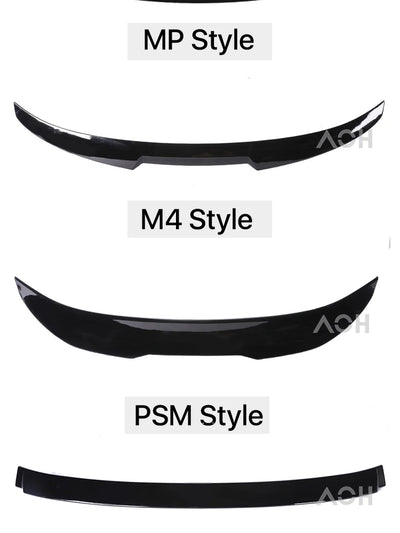 Becquet BMW Série 5 F10 M5 PSM MP M4 2010-2017 - vue de dessus - Becquet Voiture