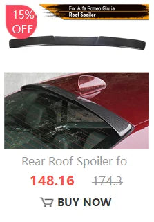 Becquet Carbone Alfa Romeo Giulia Berline 2015-2021 - en situation 2 - Becquet Voiture