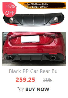 Becquet Carbone Alfa Romeo Giulia Berline 2015-2021 - installé sur véhicule 2 - Becquet Voiture
