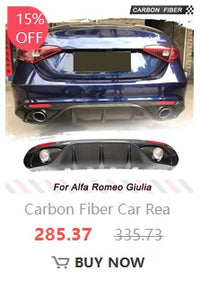 Becquet Carbone Alfa Romeo Giulia Berline 2015-2021 - packshot studio 2 - Becquet Voiture