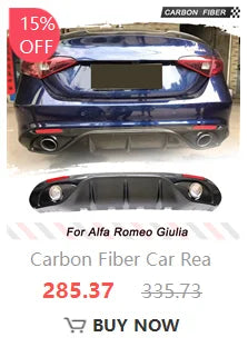Becquet Carbone Alfa Romeo Giulia Berline 2015-2021 - packshot studio 2 - Becquet Voiture