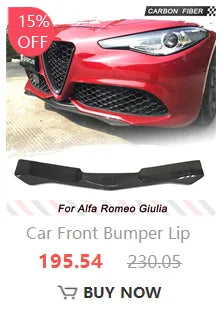 Becquet Carbone Alfa Romeo Giulia Berline 2015-2021 - vue de trois-quarts 2 - Becquet Voiture